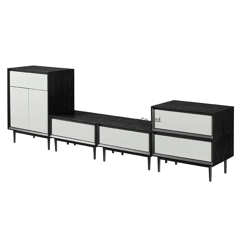 Modernes Wohnzimmer Holz TV-Schränke Design High End Contemporary Stil Couchtisch und TV-Ständer Schrank-Set