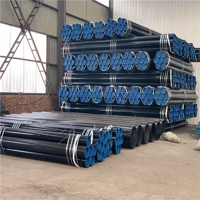 Nahtlose Stahllinie ERW Rohr API 5L PSL1/PSL2 (SMLS ROHR für Öl- und Gaspipeline) Grade B X42 X52, X60, X65, X70, X80 Sch40 Schxs Std China