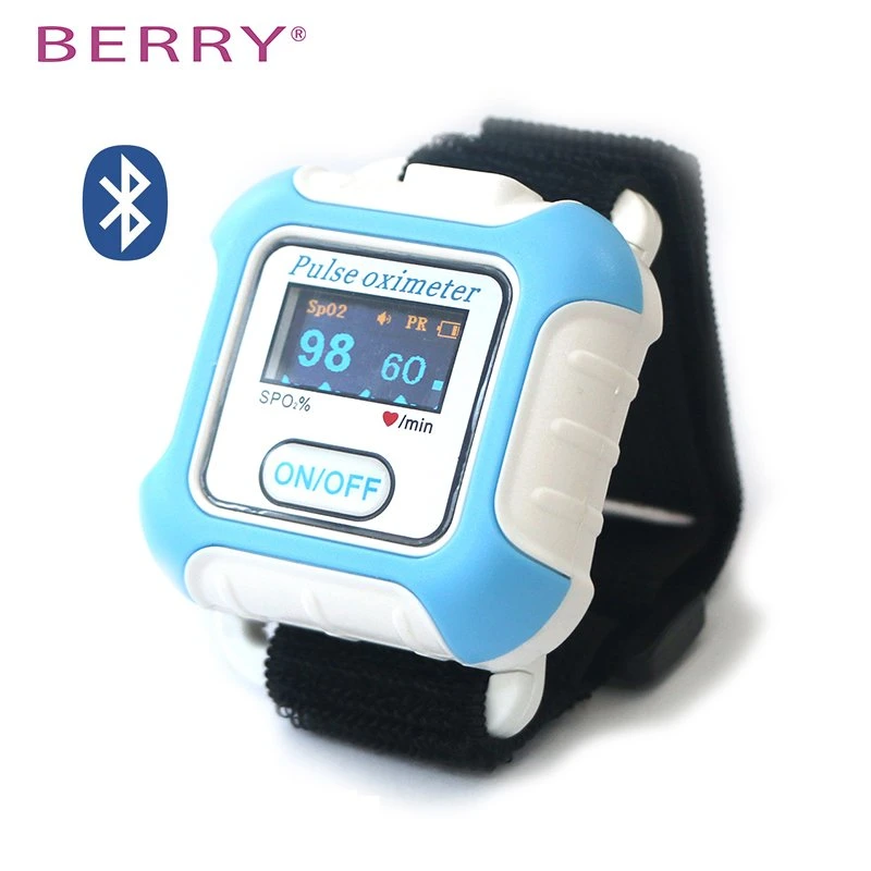 Families Care for Monitoring SpO2, Pr Healthy Situation Bluetooth Wrist Pulse Oximeter