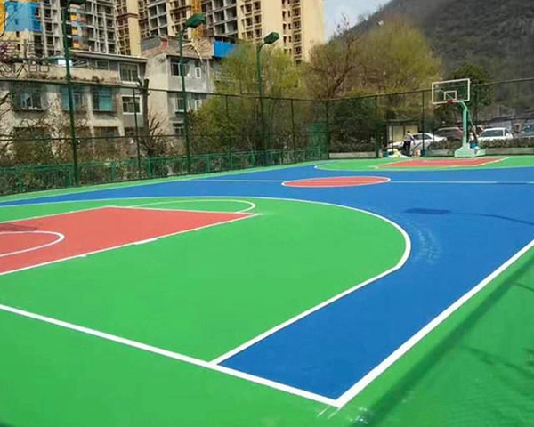 Pista de Voleibol cubierta Pintura sílice PU material para la Escuela Parque infantil