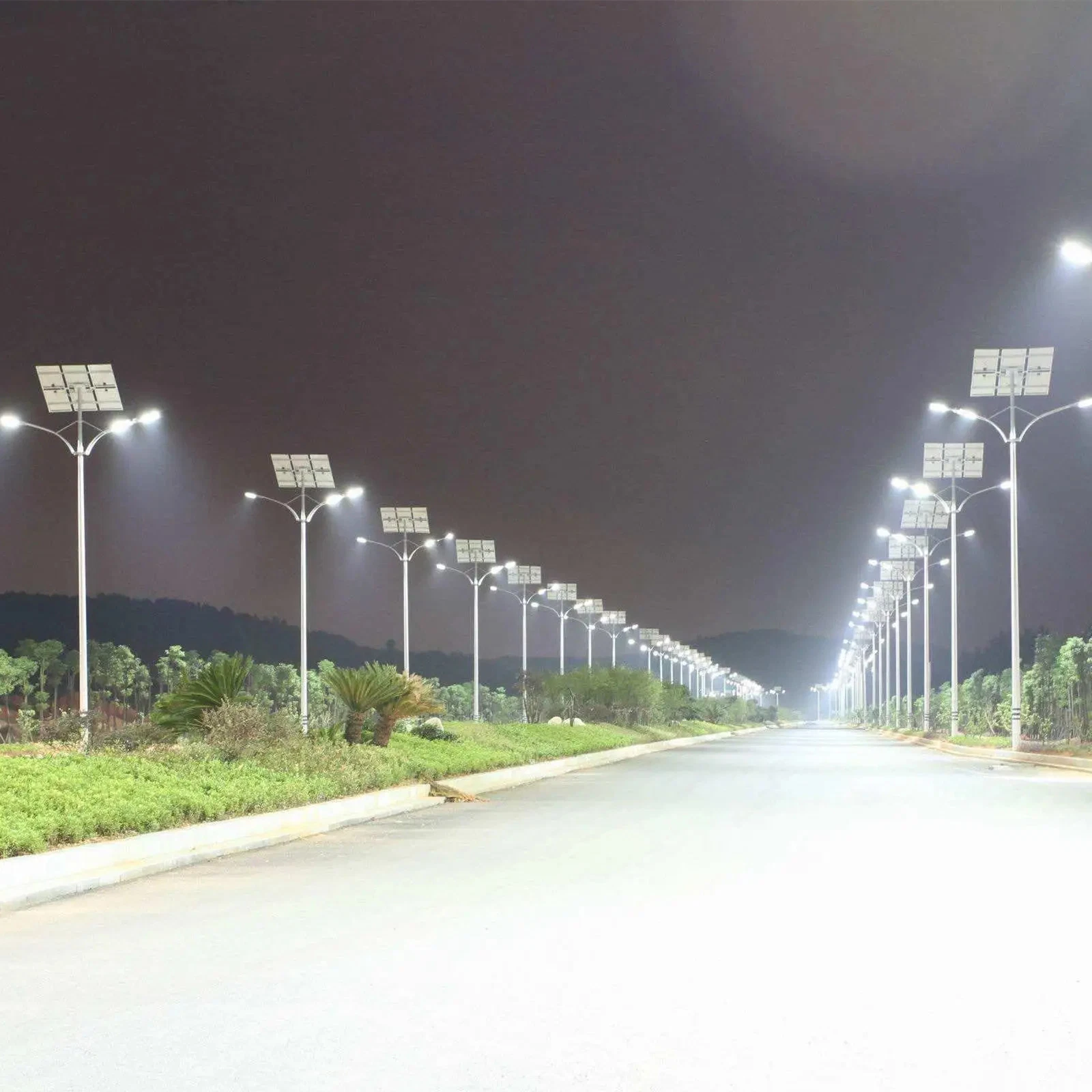 Venta caliente precio de fábrica de división de 6m de la luz solar calle con LED de alimentación de 30W