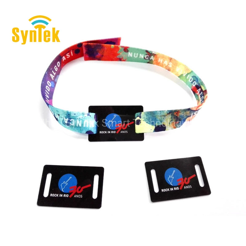 RFID NFC 13.56 MHz Stretch Fabric Wristband