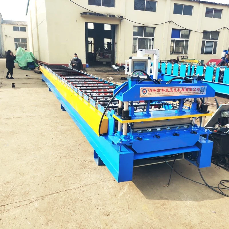 Steel Box Rib Wall Panel Roof Sheet Double Layer Roll Forming Machine