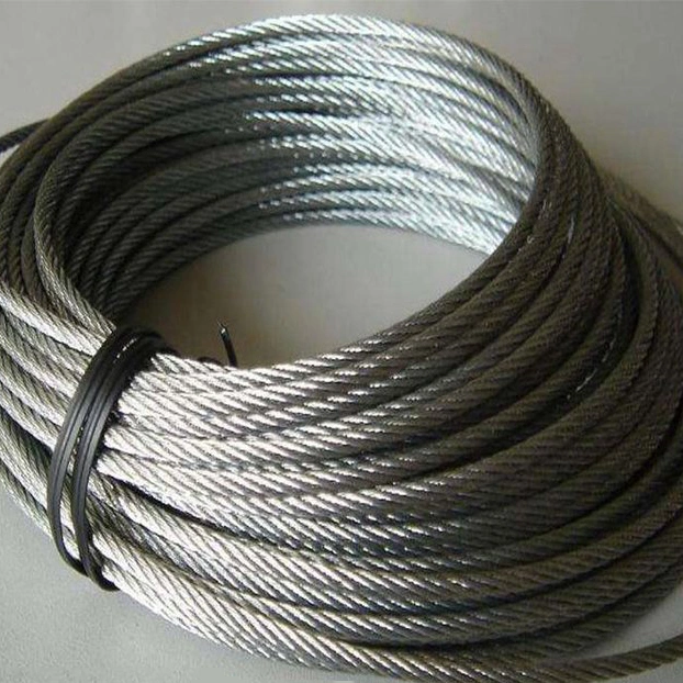 Custom SS304L SS304 SS316 304 304L 316 316L 321 310S 904L 401 410 7X7 Stainless Steel Wire Rope