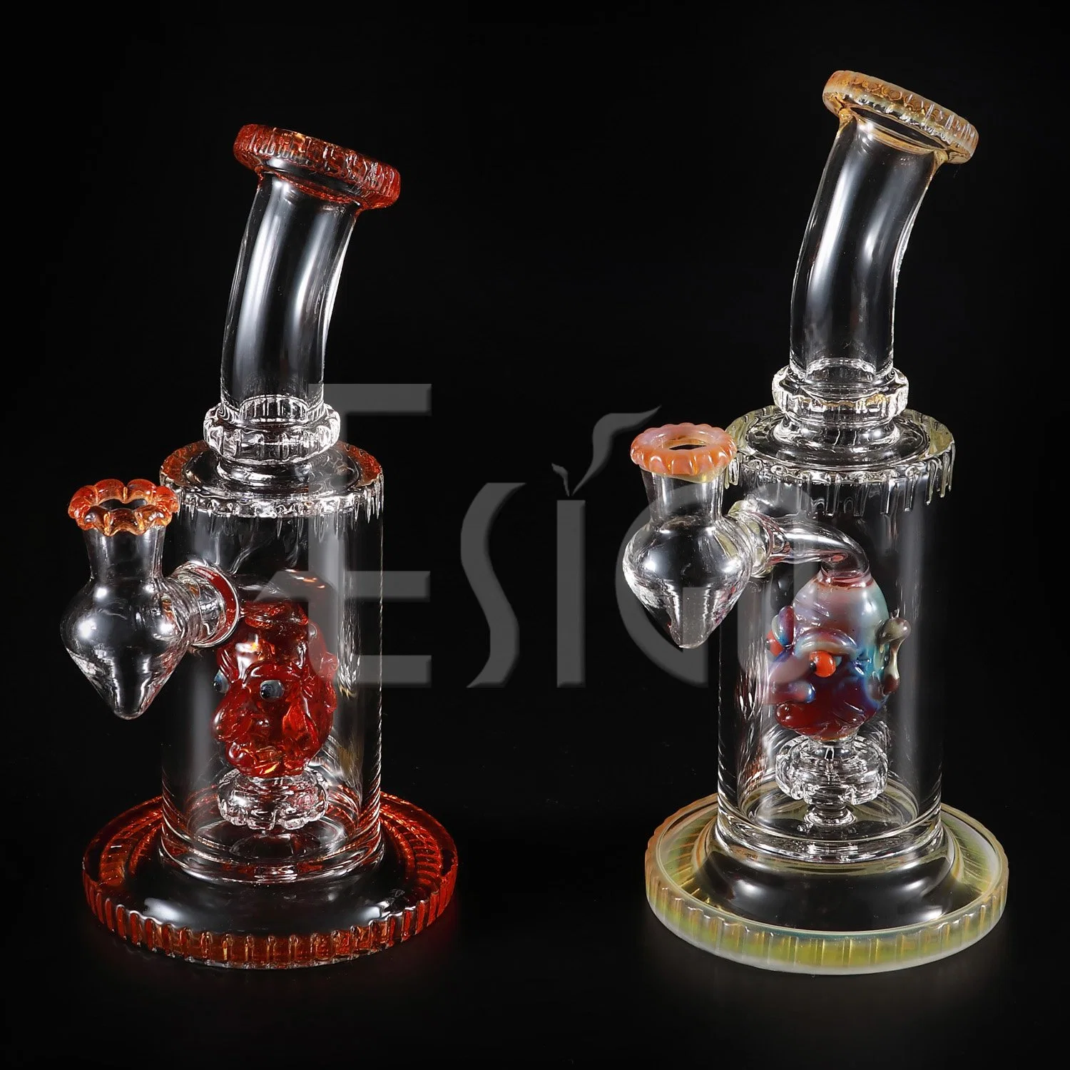 Esigo Wholesale/Supplier Colorful Perc Shisha Smoking Glass Water Pipe