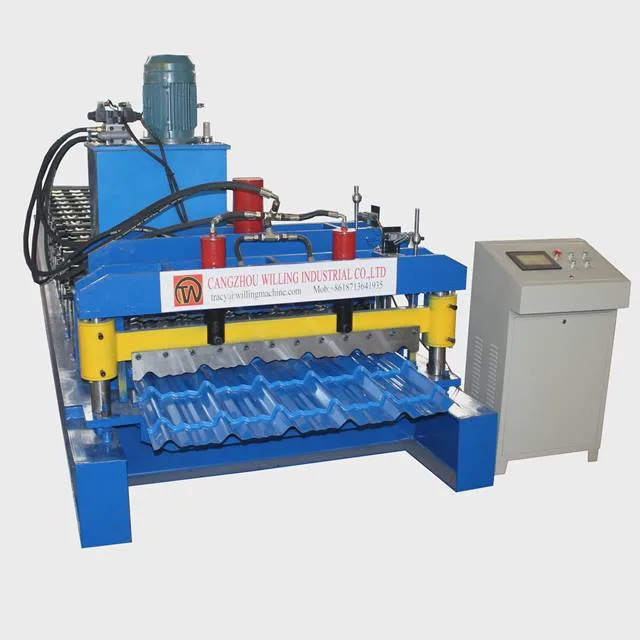 Colorful Steel Roofing Glazed Tile Roll Forming Making Machines for Building Material