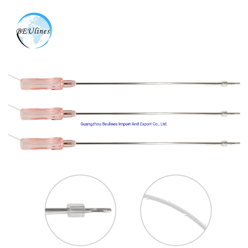 Korea Polydioxanone Facial Threads Tornado Mono Molding Cog 3D 4D Face Lifting Double Needle Hilos Tensores Fios De Face Lifting Plla Pdo Eye Nose Thread