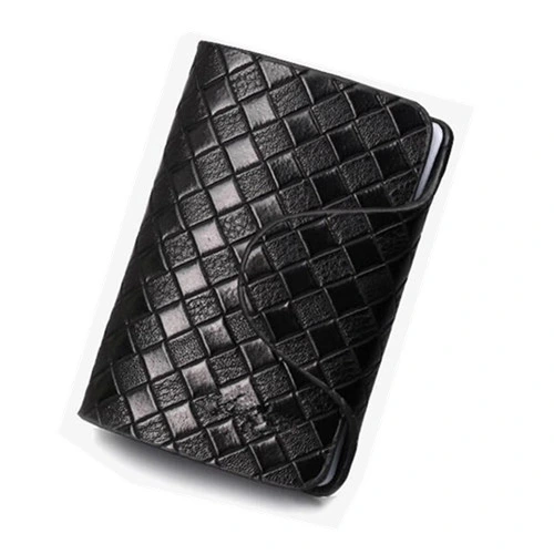 Fashion Minimalist PU Leather Slim Business Plastic Card Holder Wallet