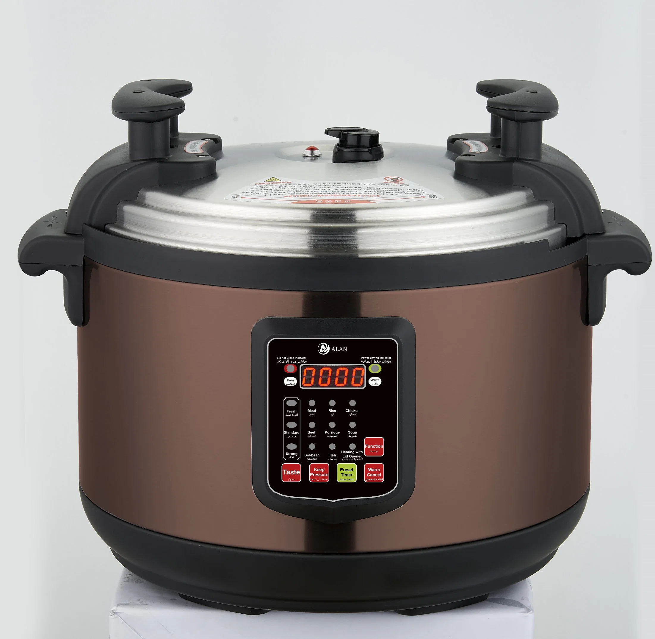 Factory Direct Sales Large Capacity 17L 21L Cook Rice Industrial Electric Pressure Cooker