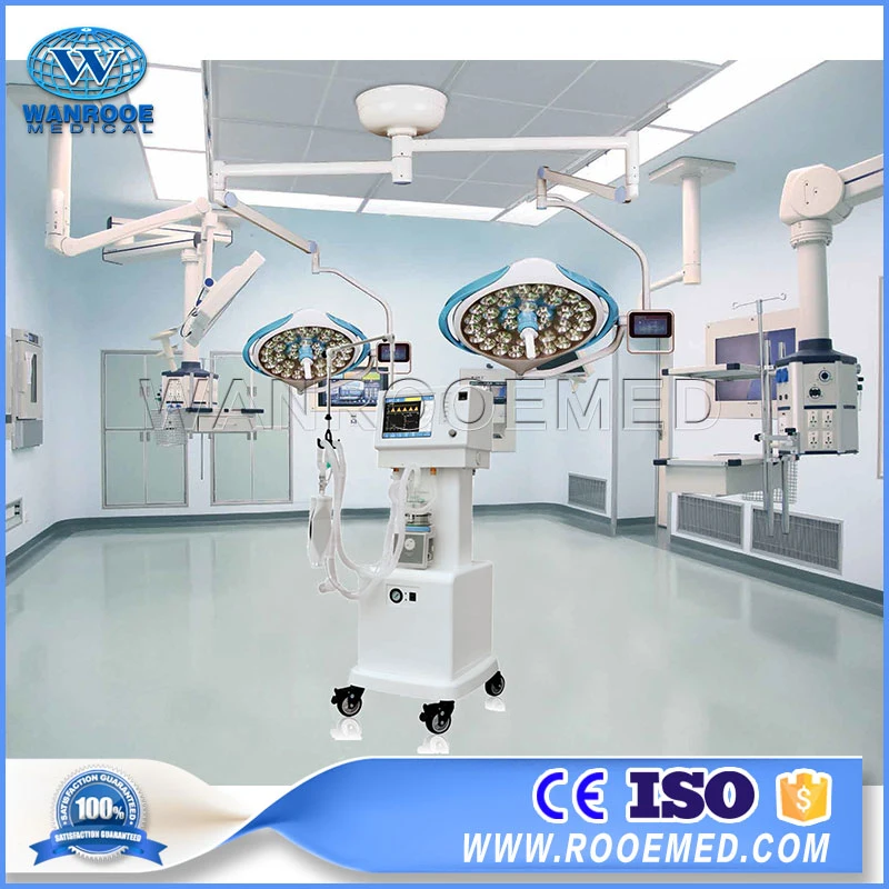 AV-2000b3 Hospital Mobile Surgical ICU Breathing Oxygen Respiratory Ventilator Apparatus