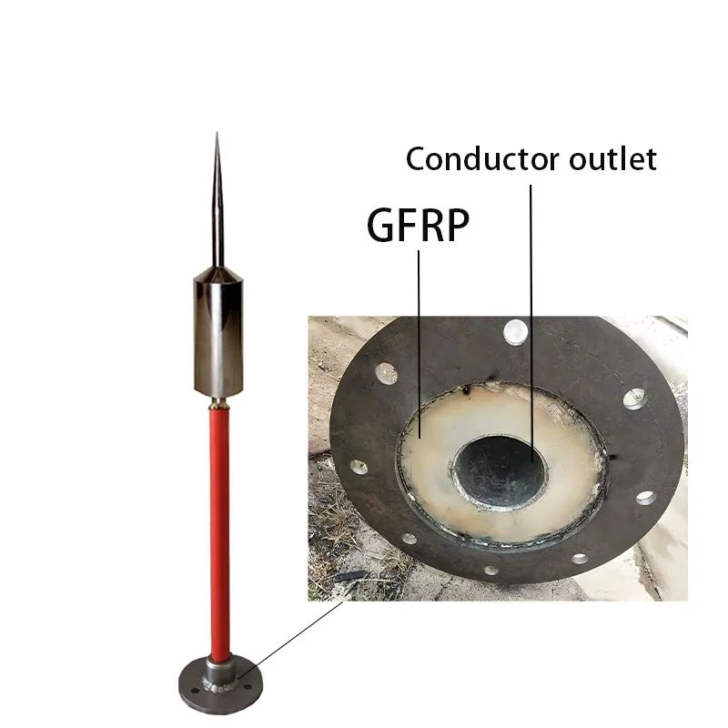 Aislamiento optimizado barra de rayos de protector contra transitorios de acero inoxidable Para la venta