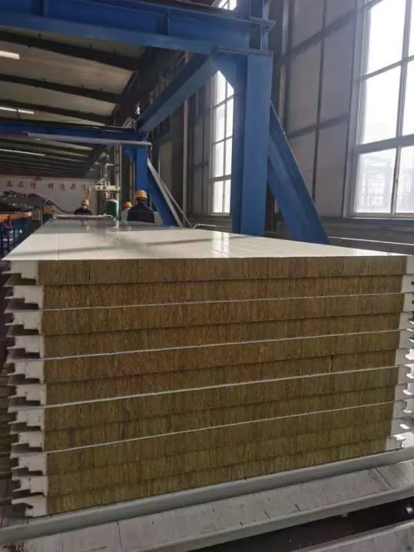 Rockwool Board for Sandwich Panel Metal Sandwich Exterior Wall Roof Steel Structure50mm-150mm Thickness