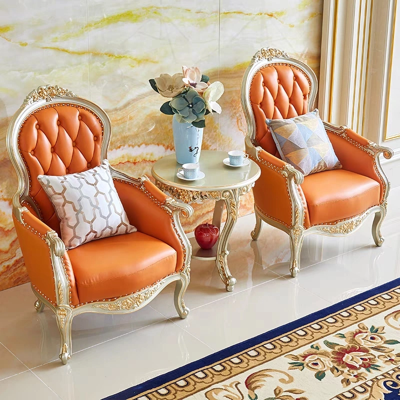 Classic Furniture Lurxury Style Sofa Set Wood Antique Hand Carved Royal Design Sofas Living Room Sofa