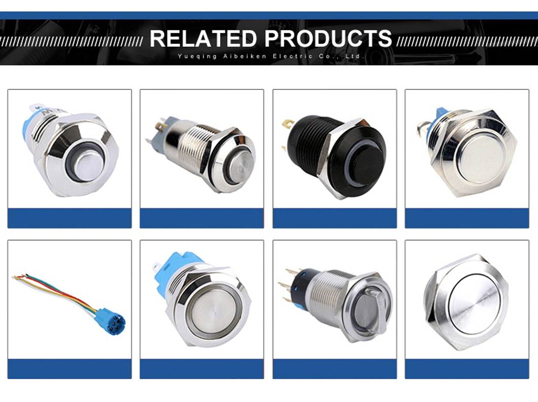 Allumé en 15A alimentation électrique intelligent de verrouillage de la LED du bouton