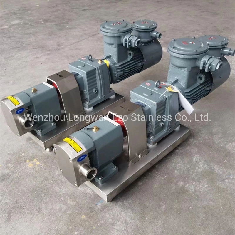 Stainless Steel Food Grade High Viscosity Horizontal Transfer Pump for Chocolate