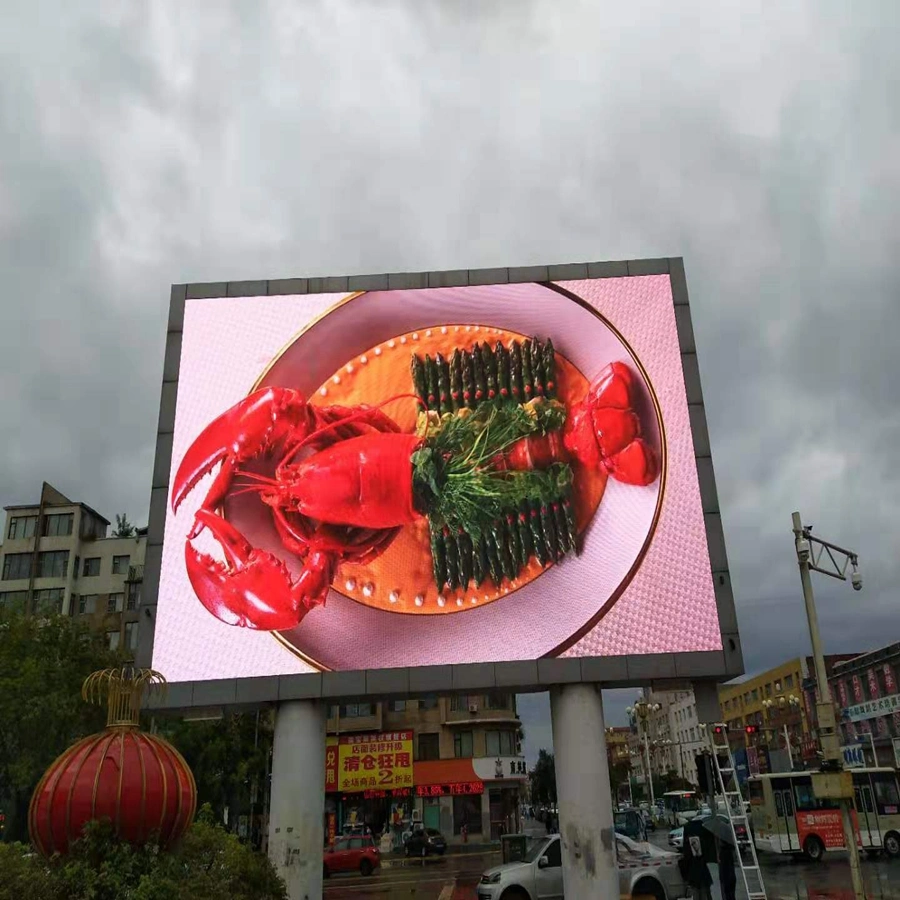 pH3.91 P3.91 Outdoor SMD1415 Full Color Aluminum Cabinet Video Wall Screen LED Display