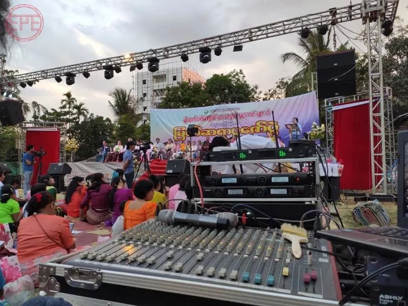 Musician Festival Concert Outdoor Performance Lighting and Sounding Truss