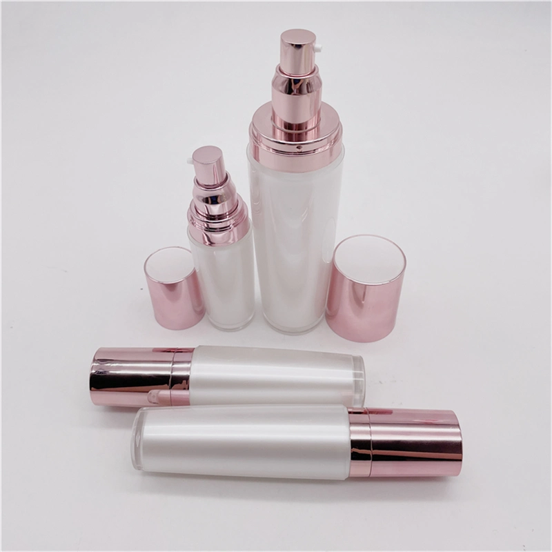 Luxury Airless Pump Vacuum Bottle with Bayonet Dual Pump Cosmetic Bottle