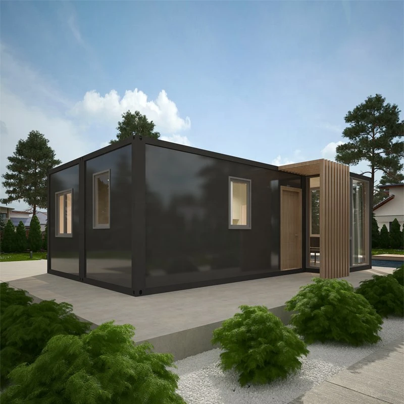 Luxury Resort Bungalow Modular Prefabricated Prefab Flat Pack Container House for Living Modern Steel Structure Building