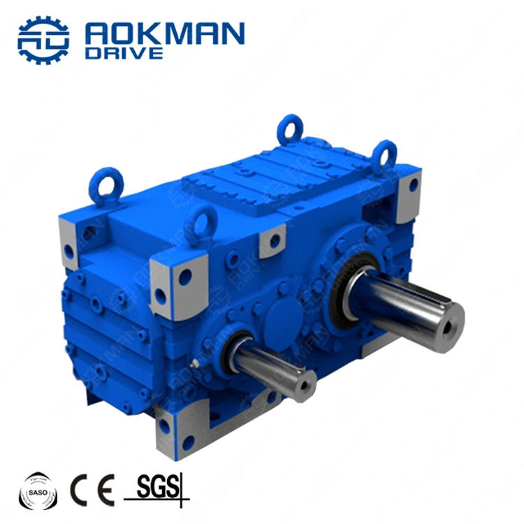 MCB Series Hollow Shaft Industrial Gearbox Helical Gear Speed Reducerl