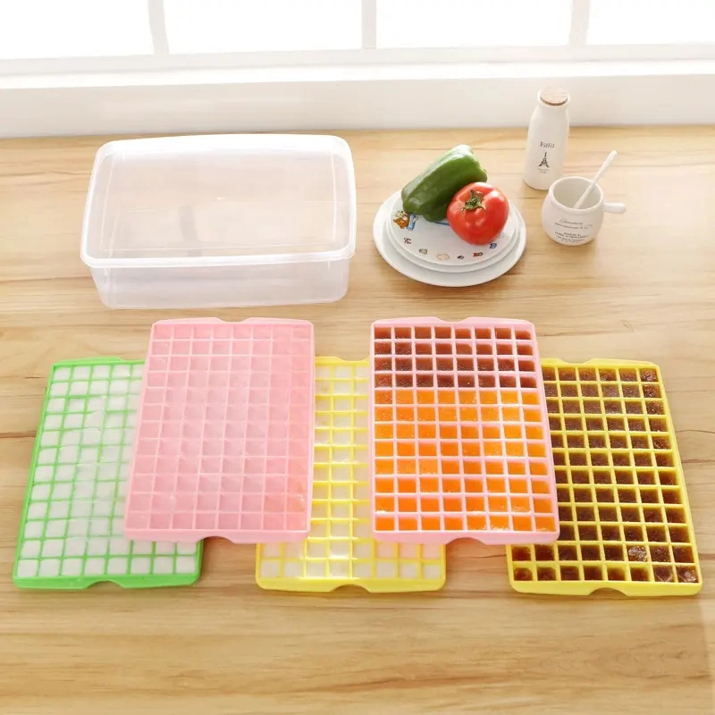1 3 5 Layer 96 Cube Ice Tray Freezing Ice Maker Large Ice Tray with Cover