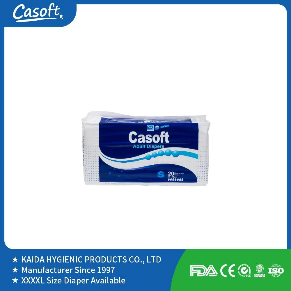 Casoft Underwear Manufactured Adult Diaper in Disposable Fluff Pulp Men Women UK Malaysia