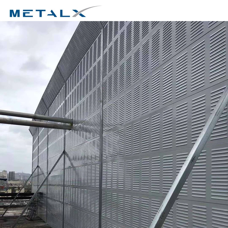 Barrier Sound Insulation Materials Foil Barrier Aluminum Outdoor Sound Truss Temporary Noise Barrier