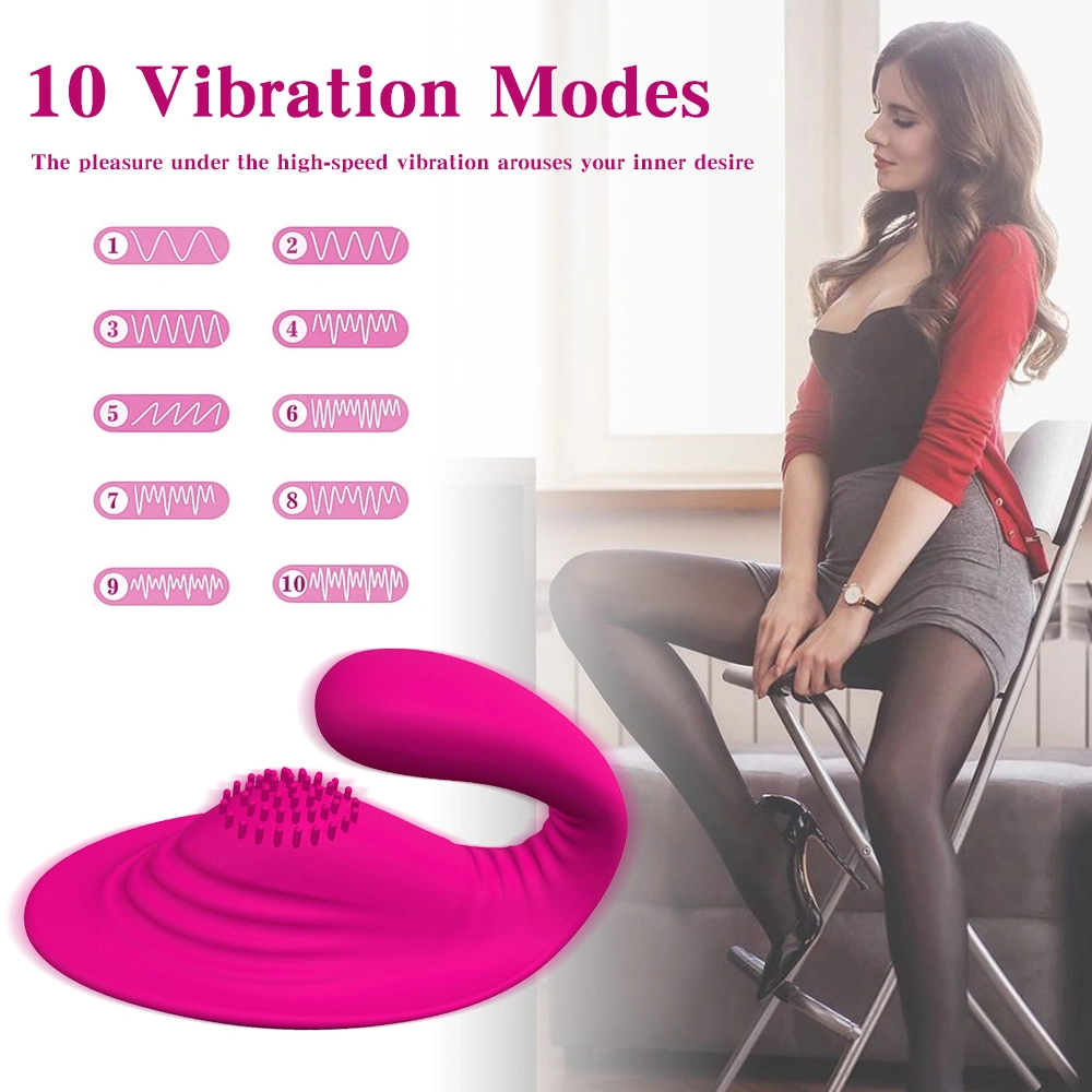 Popularity Wearable Wireless Remote Control 2 Motors Triple Motivation Dildo Vibrator Silicone Clitoris Sucking Vibrator