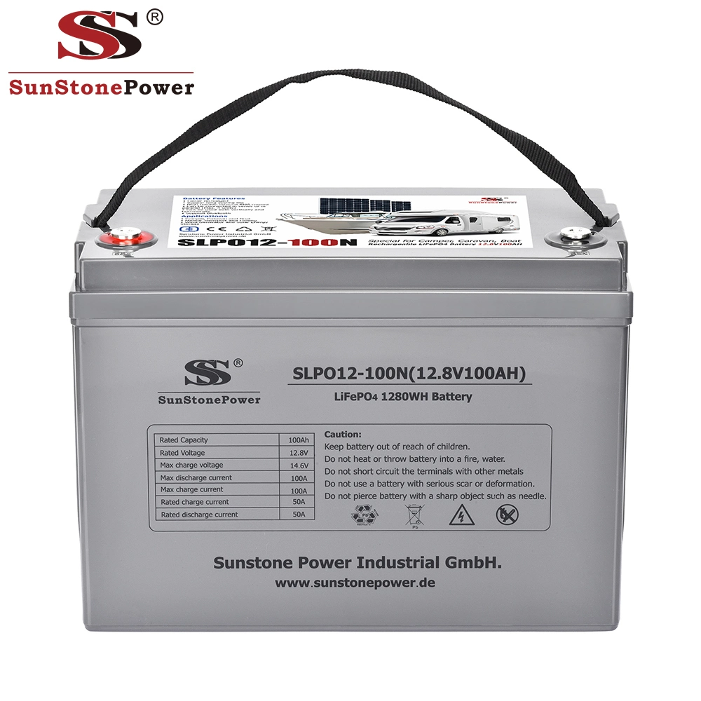 Batteries LiFePO4 12 V 200ah Lithium stockage solaire cycle profond Batterie