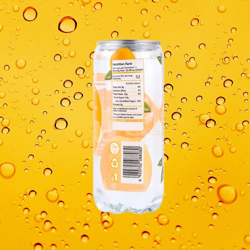 Manufacturer Good Taste Beverage Natural Fruit Juice Private Label Orange Juice 330 Ml Pet Bottle Sparkling Water Drink