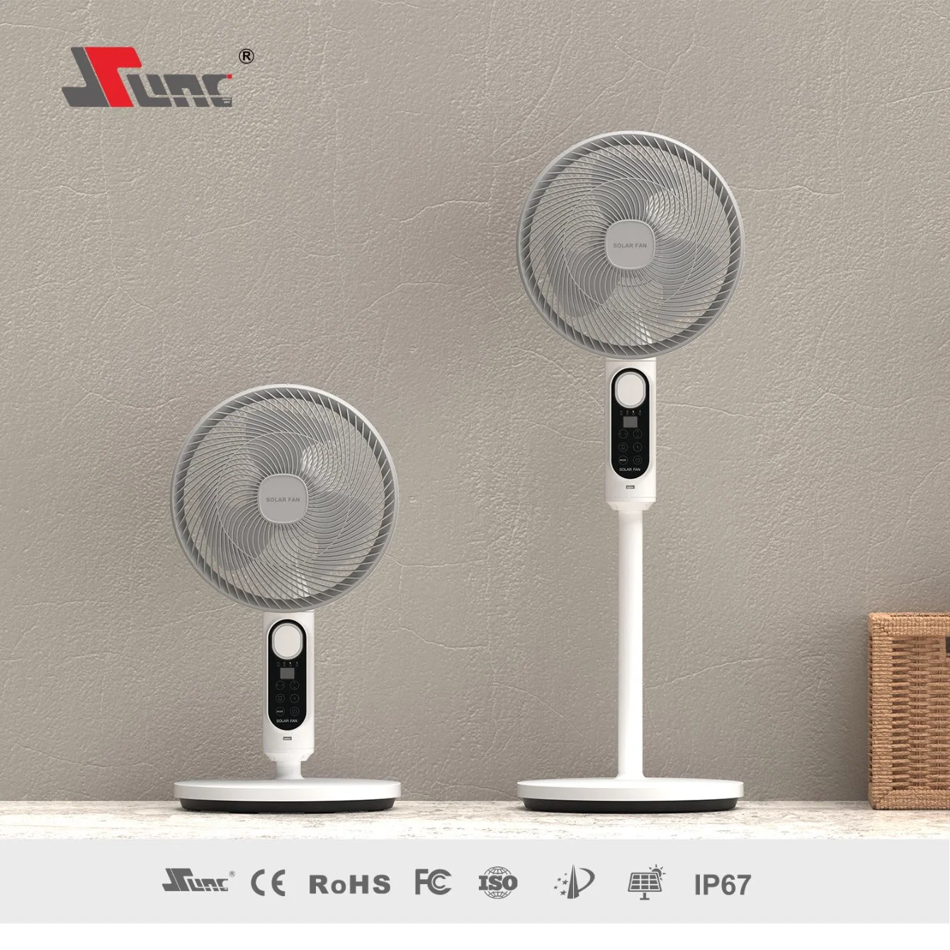 Best Selling Sunc Solar Air Circulation Fan Portable Fan for Home