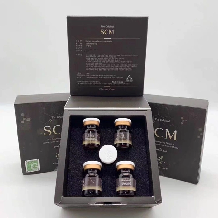 Corée Glamour Care SCM cellules souches bébé est utilisé à Traiter les cicatrices d'acné Whiten pores améliorer sensible S