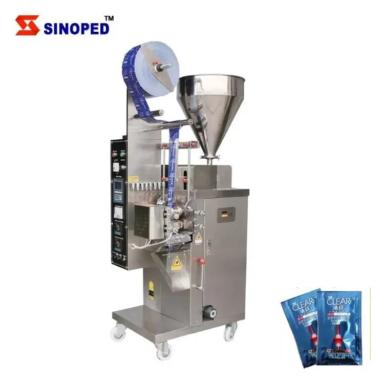 Automatic 4 Lane Liquid Tomato Paste Sachet Packing Machine