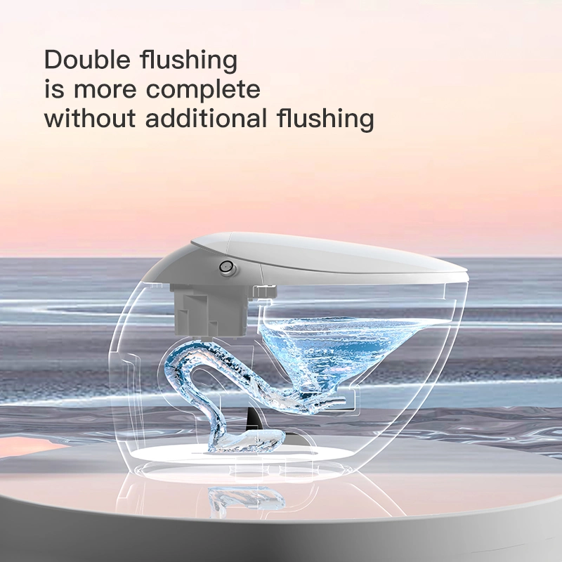 Automatic European Sensor Bathroom Intelligent Heated Toilet Elongated Smart Intelligent Toilet