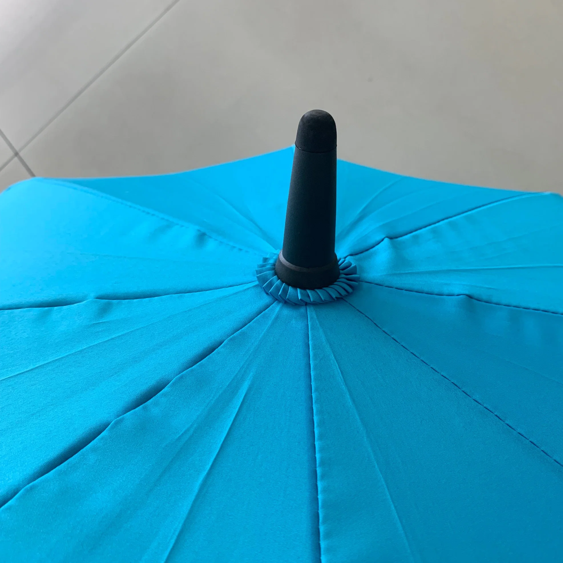 23 Inch Rubber Coating Fiberglass Rain Umbrella Colorful Automatic Open