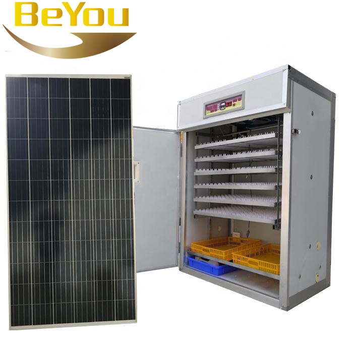 Fully Automatic Chicken Solar Incubator 1000 Eggs Hatcher Machinery 5% off