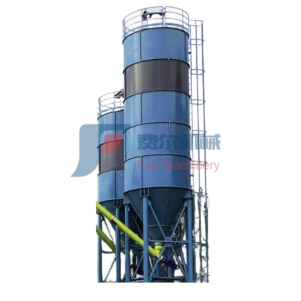 20-200 Ton Cement Bolt Type Concrete Foundation Silo Cement Silo for Cement Fly Ash Grain of Building Material Making Machinery