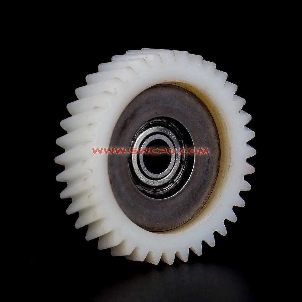 Custom Hard Teeth Casting Metal Core Plastic Spur Gear