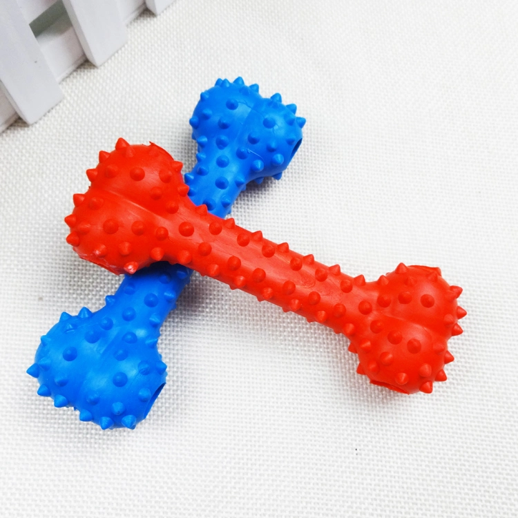 Customized Rubber Pet Accessories Puppy Bone Silicone Chew Toy Eco-Friendly Chew Toys for Dogs