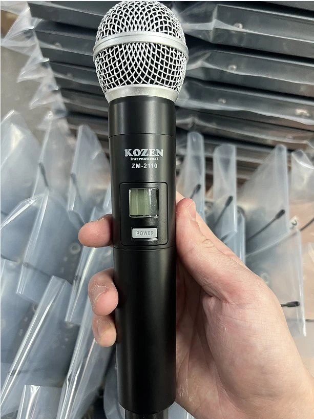 PRO Audio Système de microphone sans fil UHF pour la phase de l'enregistrement des musiciens de studio