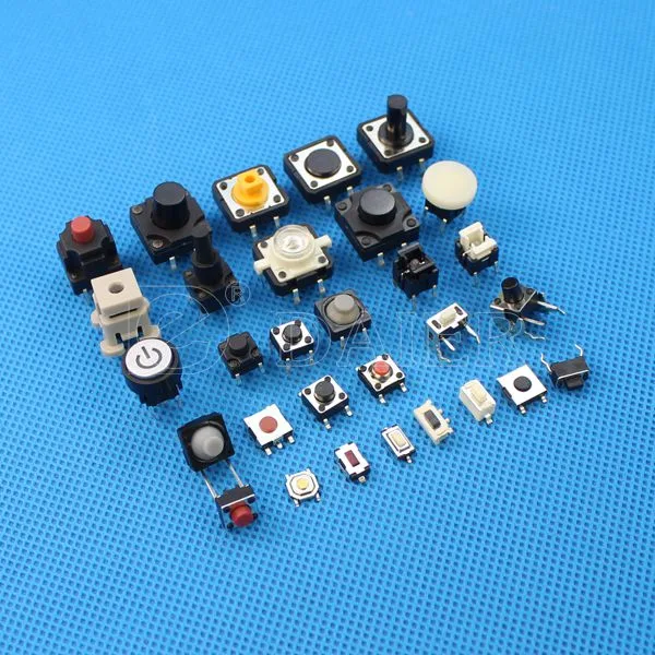 4.3~23 Height Plastic 4 Pin PCB Tact Switch 6X6