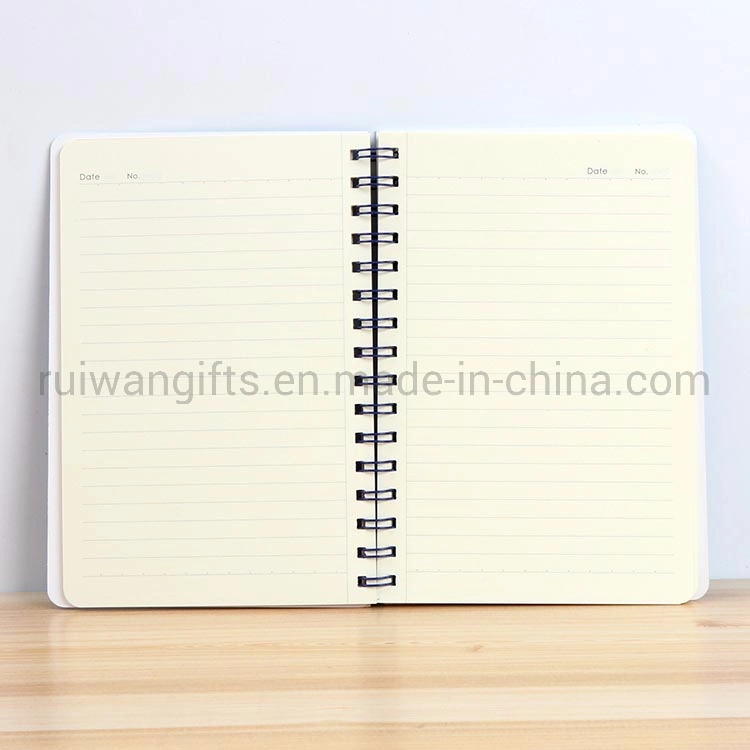 A5 Coil spiral Diary Paper Notebook with Smile Hardcover