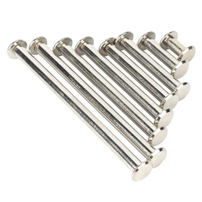 Stainless Steel Cross Chicago Screws Rivets Binding Book Post Screw M3