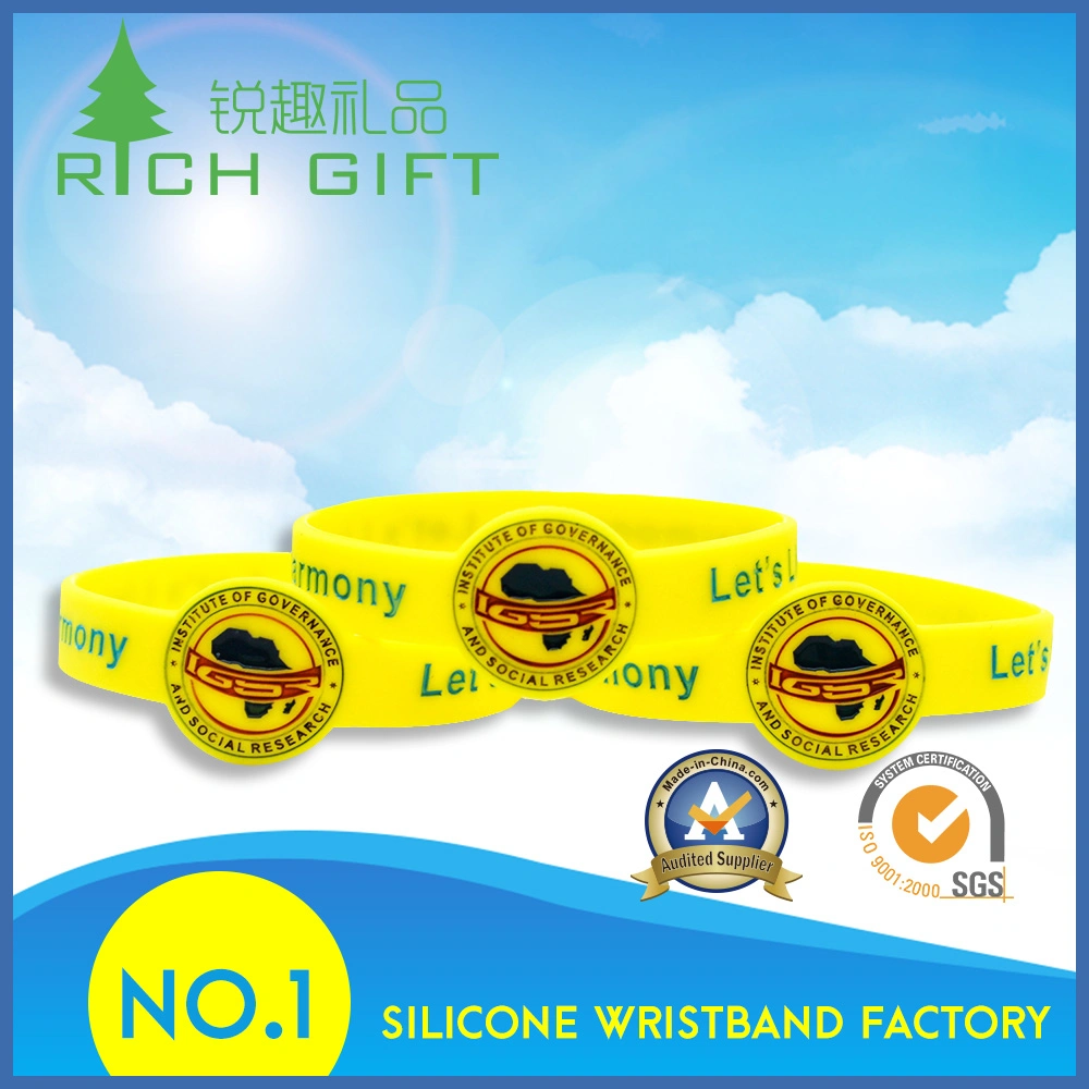 Customized Silicon Wristband in Watch Shape