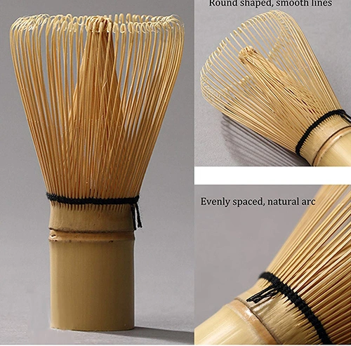 100 Prongs Japanese Handcraft Handmade Matcha Whisk Green Tea Powder Bamboo Whisk