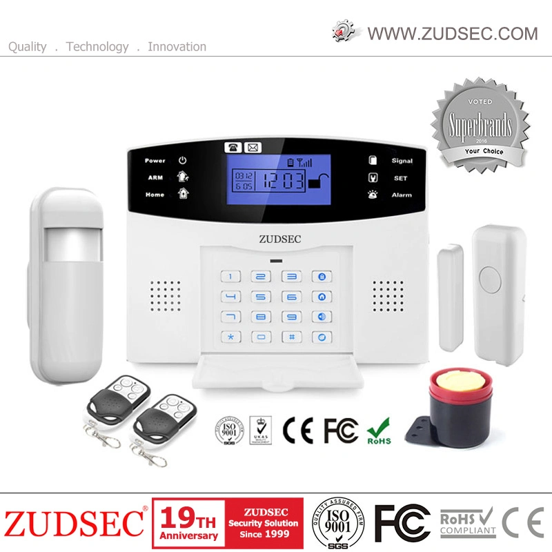 Wireless GSM Home Security Burglar Intruder Alarm for Office Building