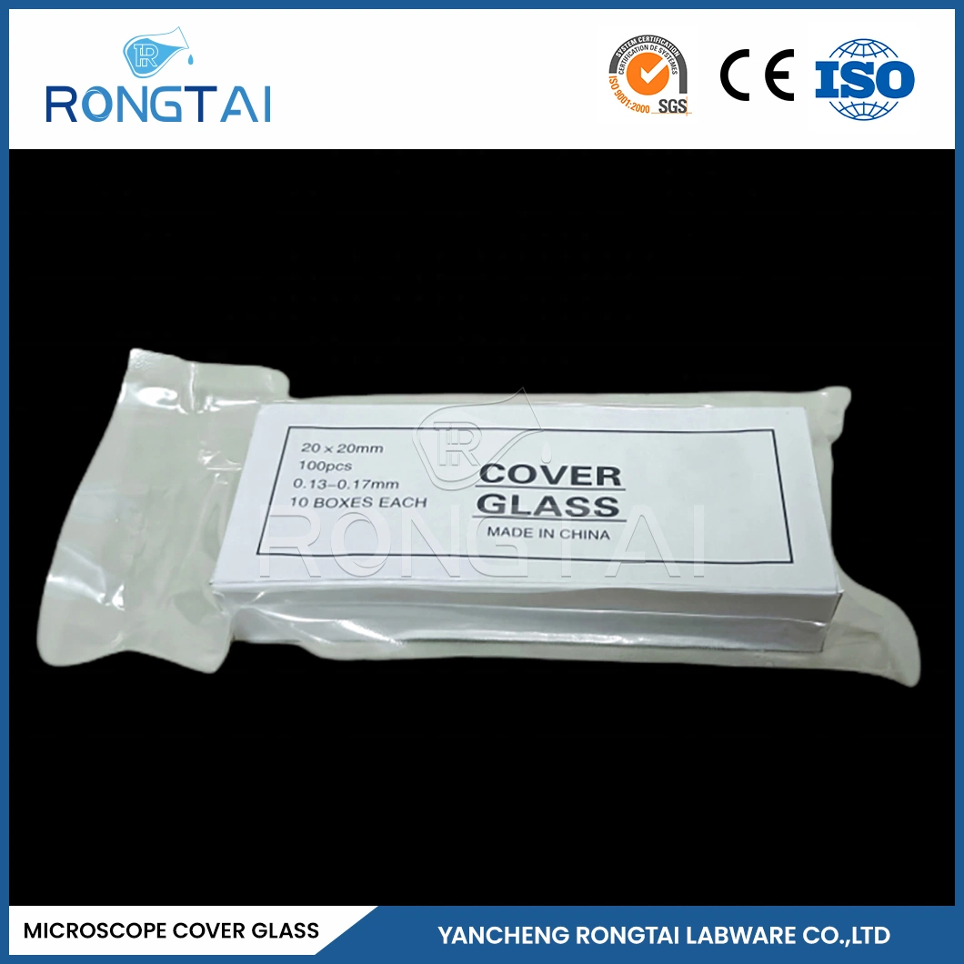 Стекло для матрасов Rongtai Lab для Microscope China 24X60 мм Слайд-обложка для микроскопа