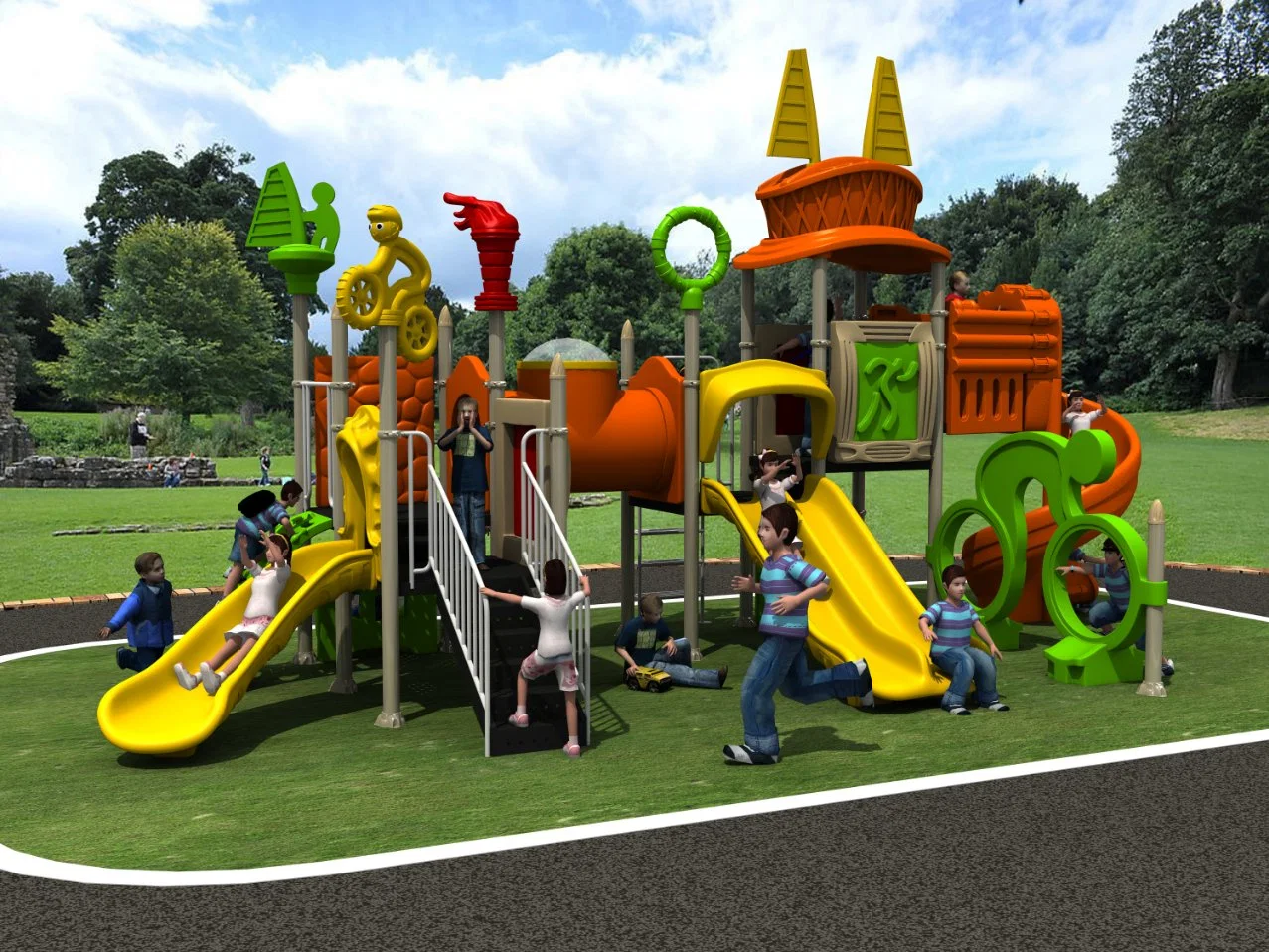 Huadong Sport Outdoor Spielplatz Ausrüstung Kinder Spielzeug (HD14-053A)