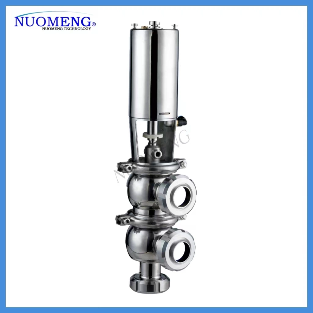 Sanitary Stainless Steel Pneumatic Union Reversing Valve (SMS-No. RJ0003)