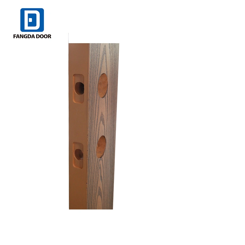 Oak Single Entry Door, Flat Lite 3 Panel Fiberglass Door